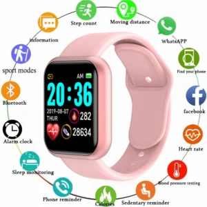 Multifunctional Smart Watch Men Women Bluetooth Connected Phone Music Fitness Sports Bracelet Sleep Monitor Y68 Smartwatch D20 - AliExpress