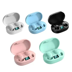 E6S Wireless Earbuds Noise Canceling Waterproof Ear Buds in-Ear Stereo Headphones with LED Display Charging Case - AliExpress